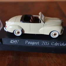 Voiture miniature COLLECTION SOLIDO PEUGEOT 203 CABRIOLET 4597