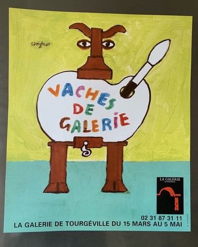 Affiche originale vaches de - originale, «