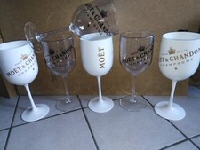 6 flûtes verres piscine Champagne moet & Et Chandon imperial Mix glass