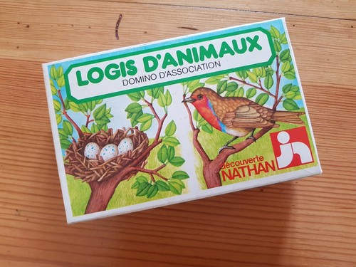 Jeu domino association logis - d'association,