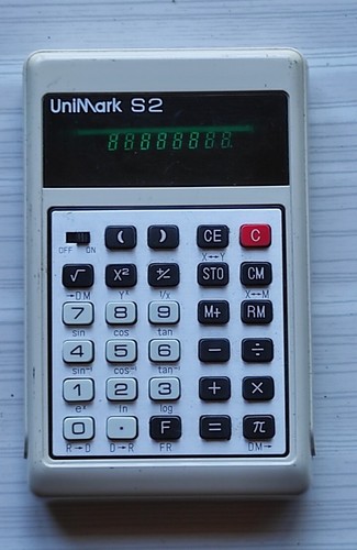 Calculatrice ancienne unimark - calculatrice,