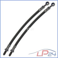 2x FLEXIBLE DE FREIN AVANT