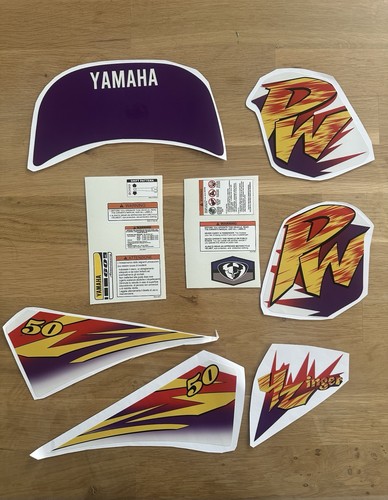 Pw50 decal kit purple - pw50,