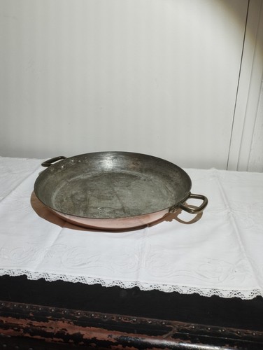 Ancien plat à - cm, paëlla