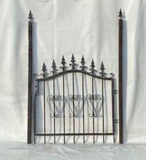 Porte De Jardin Métallique En