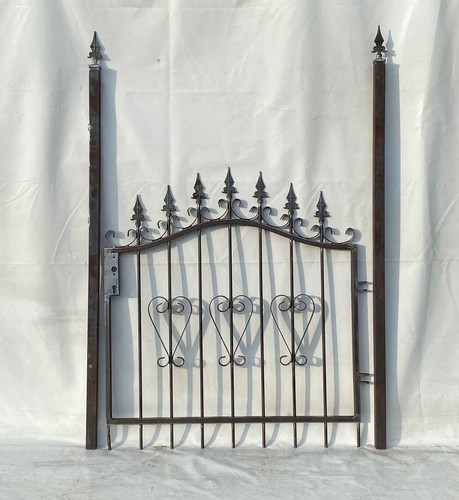 Porte jardin métallique en - porte,