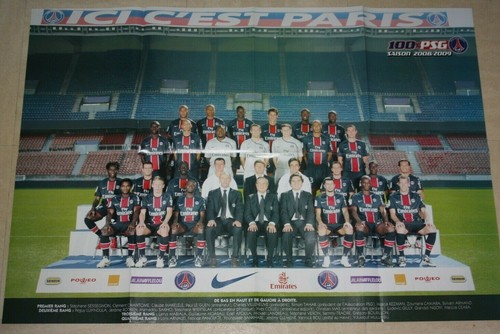 Poster équipe psg - )),