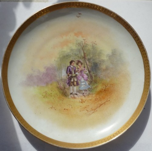 Assiette suspendre décor - a,