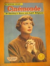 Cinémonde N° 739 du 28/09/1948- Ingrid Bergman. Jean Peters