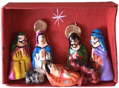 Crèche noël miniature - crèche,