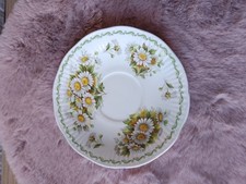 Soucoupe Vintage Queen's "October Daisy" - Rosina Fine Bone China England 