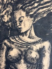 Tableau ancien expressionniste