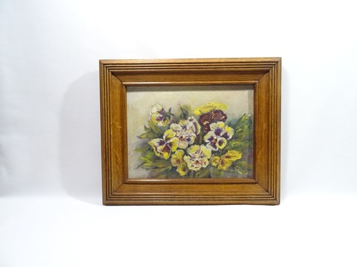 Ancien cadre tableau huile - tableau, sur
