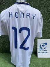 Maillot Henry  équipe de France Vintage Football Adidas