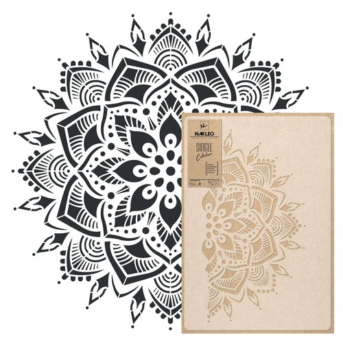 Pochoir peinture fleur - de,