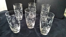 6 Verres à eau , orangeade ou