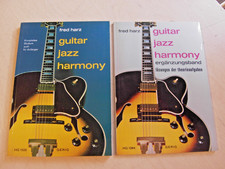 Ancienne Notes Guitare Jazz Harmony Fred Harz Et Ergänzungsband Avec Solutions