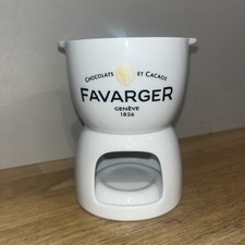 Petite Fondue Au Chocolat À Bougie Chocolats Et Cacaos Favarger Genève 1826