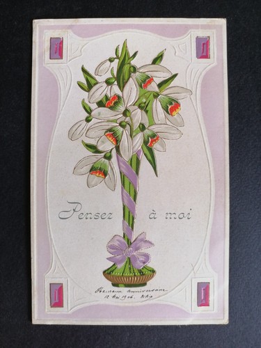 Belle ancienne fantaisie - cp,