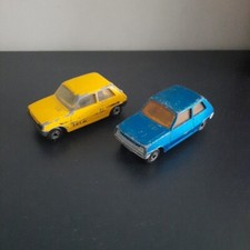 2x Matchbox Superfast N°21 Renault 5 TL Voiture Miniature Jouet Vintage 1978