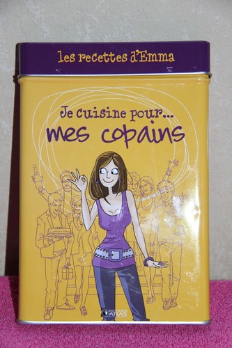 Boite metal les recettes - ",