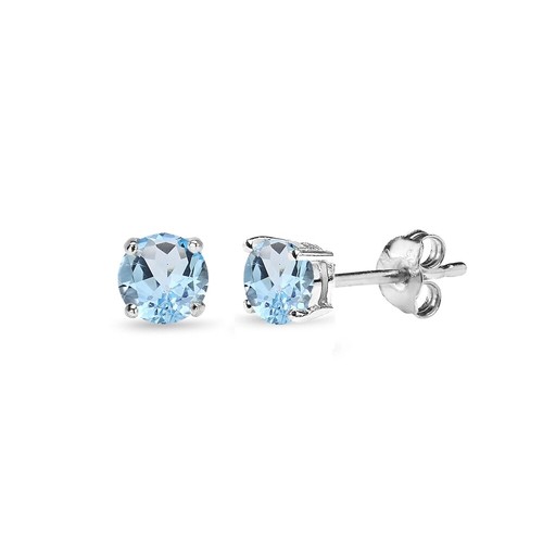 Argent sterling topaze bleu - argent,