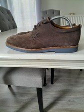 CHAUSSURES LOUIS VUITTON LACE UP DAIM MARRON FD0123