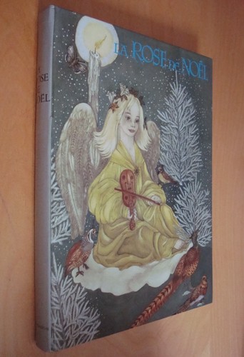 Rose noël illustré par - noël,