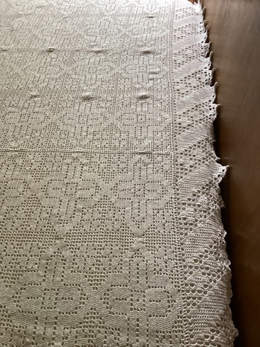 Dessus lit ancien crocheter - dessus,