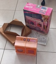 Barbie vintage 1990 rose magie lave linge et sèche linge avec boite/instructions