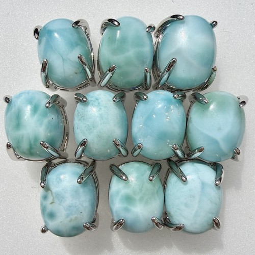 Pairs natural larimar - 5,