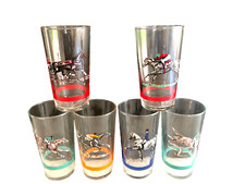 Lot De 6 Verres Sérigraphié