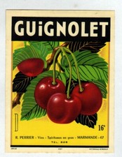 ETIQUETTE ANCIENNE chromo de