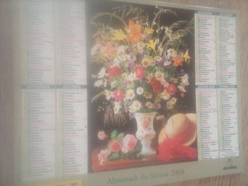 Calendrier almanach facteur - almanach,