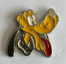 85 - Pin's DISNEY PLUTO Collier Argenté Signé BERTONI MILANO