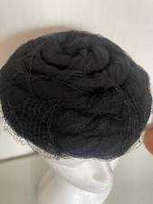 chapeau bibi rétro en tulle