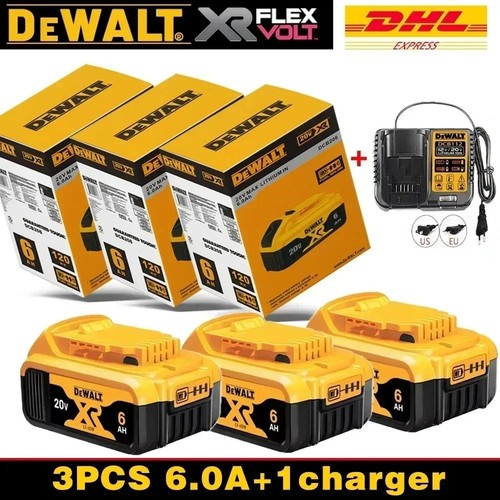 Batterie dewalt 6ah 20v 3pcs - 6ah,