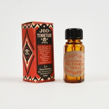 Remco Jod Teinture - Ancienne Flacon Médicament Vide - Vintage