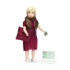 Lundby Poupées Maison Femme Avec Ordinateur Portable,Téléphone Portable & Sac