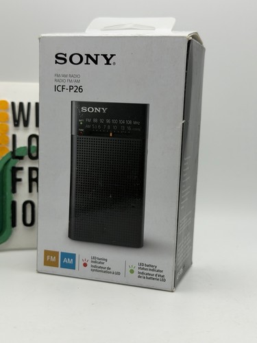 Sony icf p26 - sony, portable