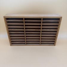Rangement Cassette Audio Vintage Bois