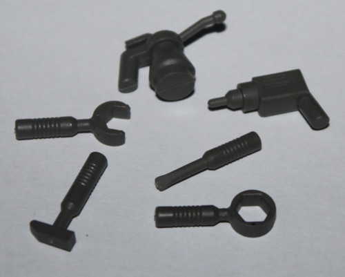 Lego dark gray minifig - gray,