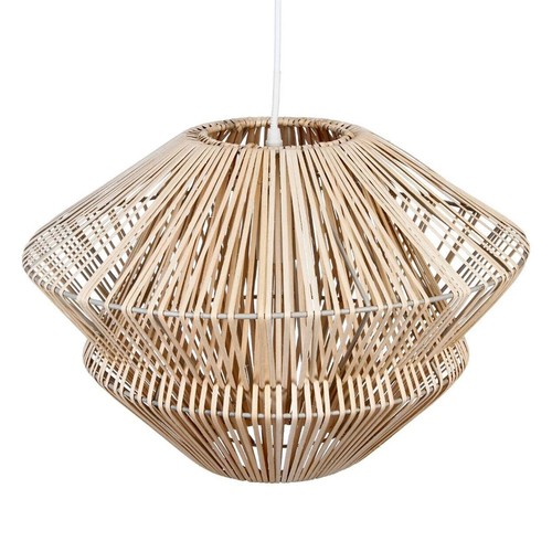 Lampe suspension rotin 45cm - suspension, "rotin"