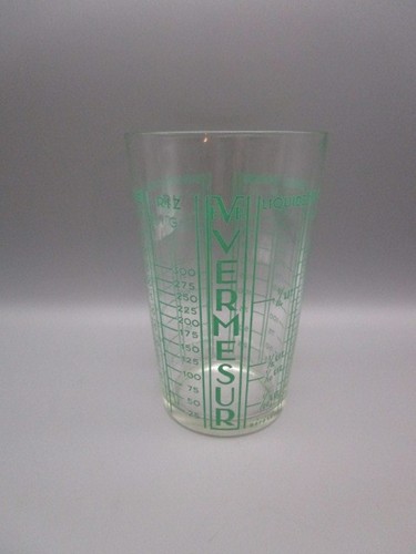 Verre doseur mesureur ancien - verre, "