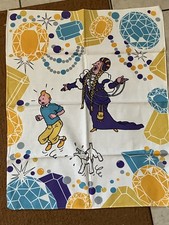 Tintin torchon vintage hergé