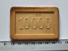 JETON PLAQUE DE CASINO 100 NF
