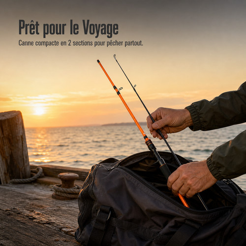 Canne pêche leurre - à,