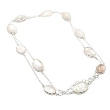 Collier bijoux chaîne en argent sterling 925 fait main pierre précieuse rutil...