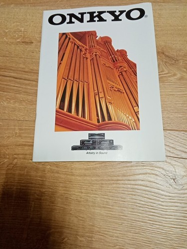 Catalogue onkyo 1990 2000 - catalogue, 1990/2000