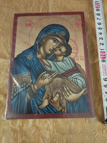Icône religieuse faite main
